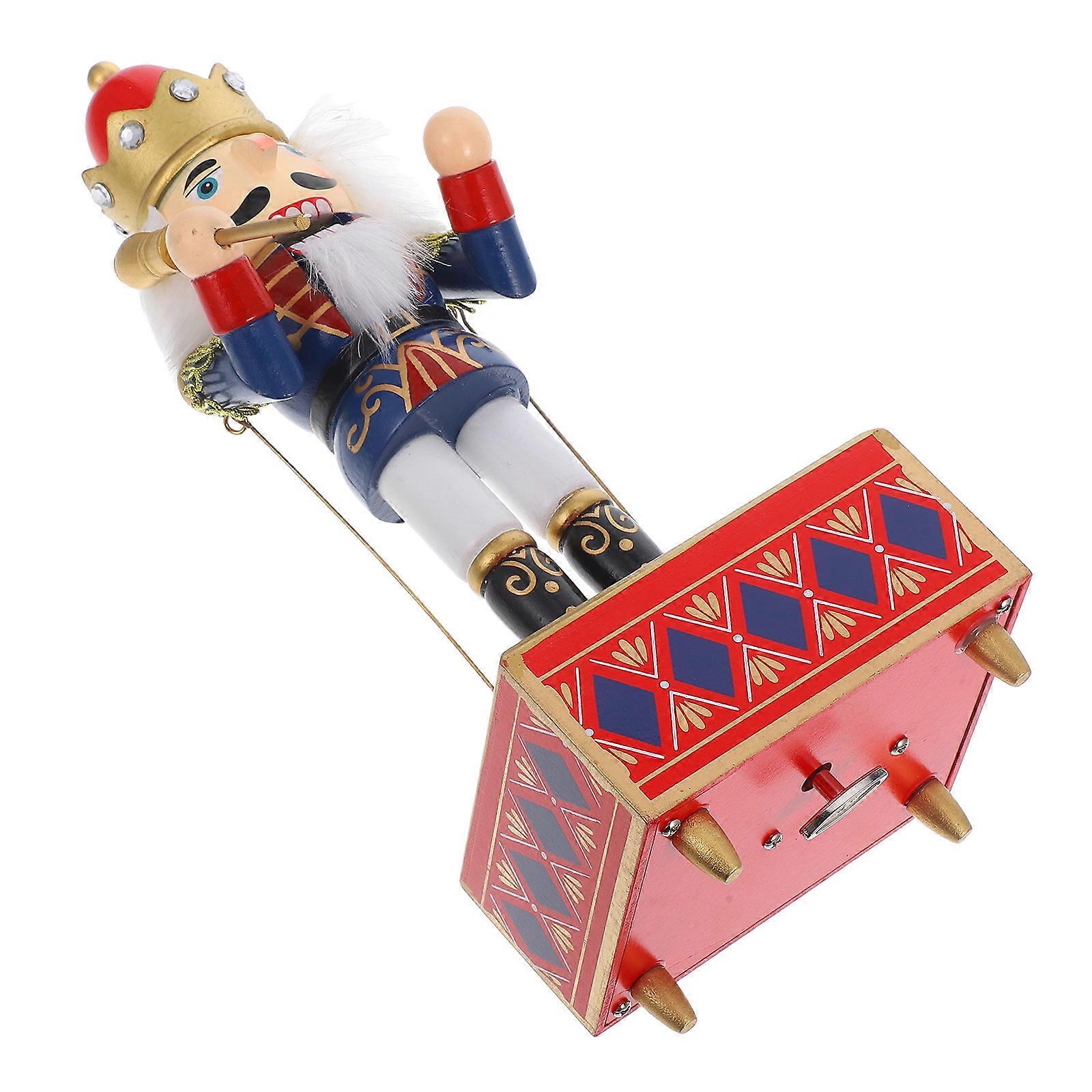 Xmas Nutcracker Music Box for Decoration 3Pcs Funny Musical Boxes