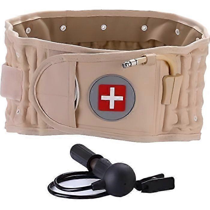 Decompression Belt Inflatable Lumbar Belt Lower Back Traction Device for Women and Men Lumbar Support