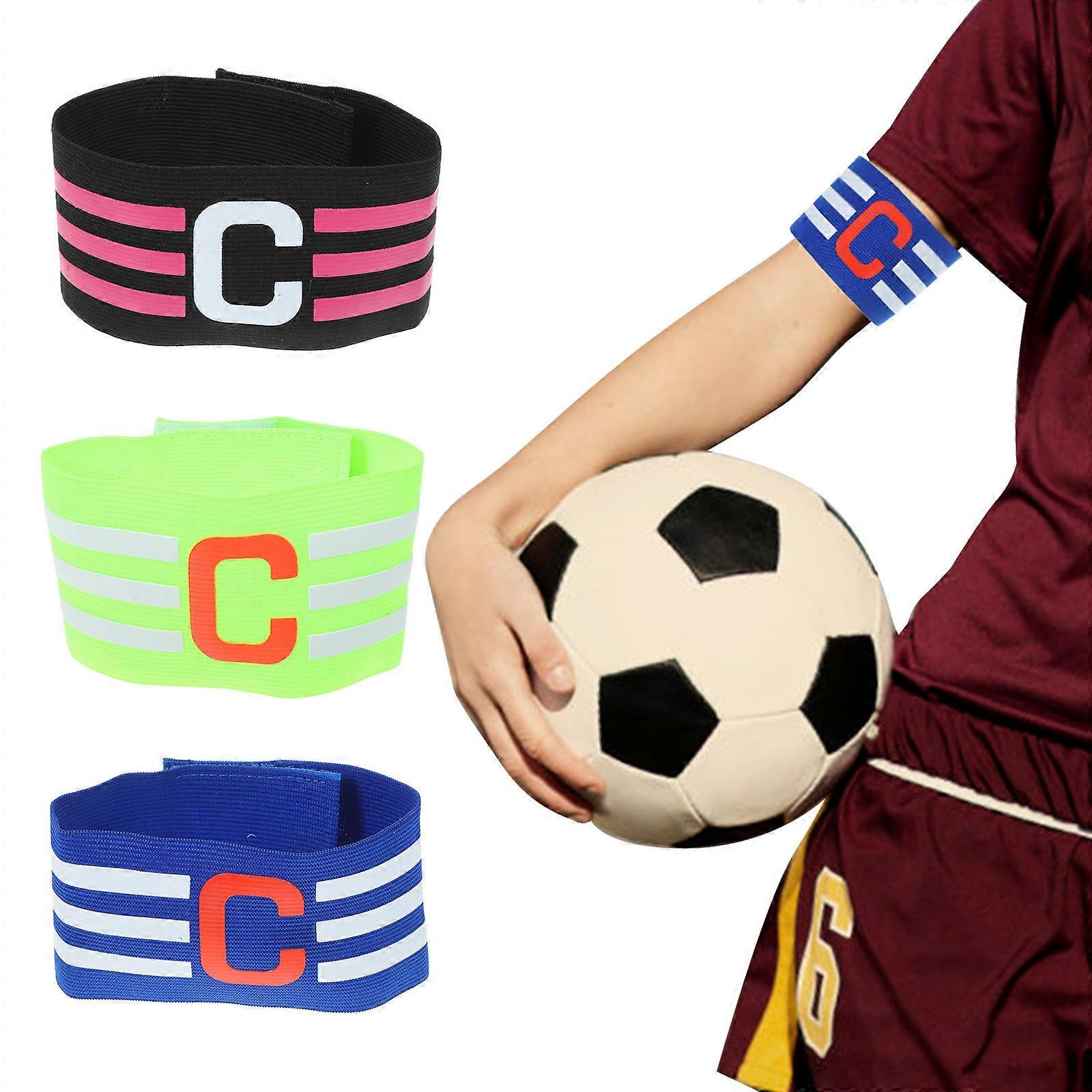 Soccer Captain Armband Identifying Team Captain For Athletes Rugby Basketball Outdoor Game Rectangular 15 Pcs