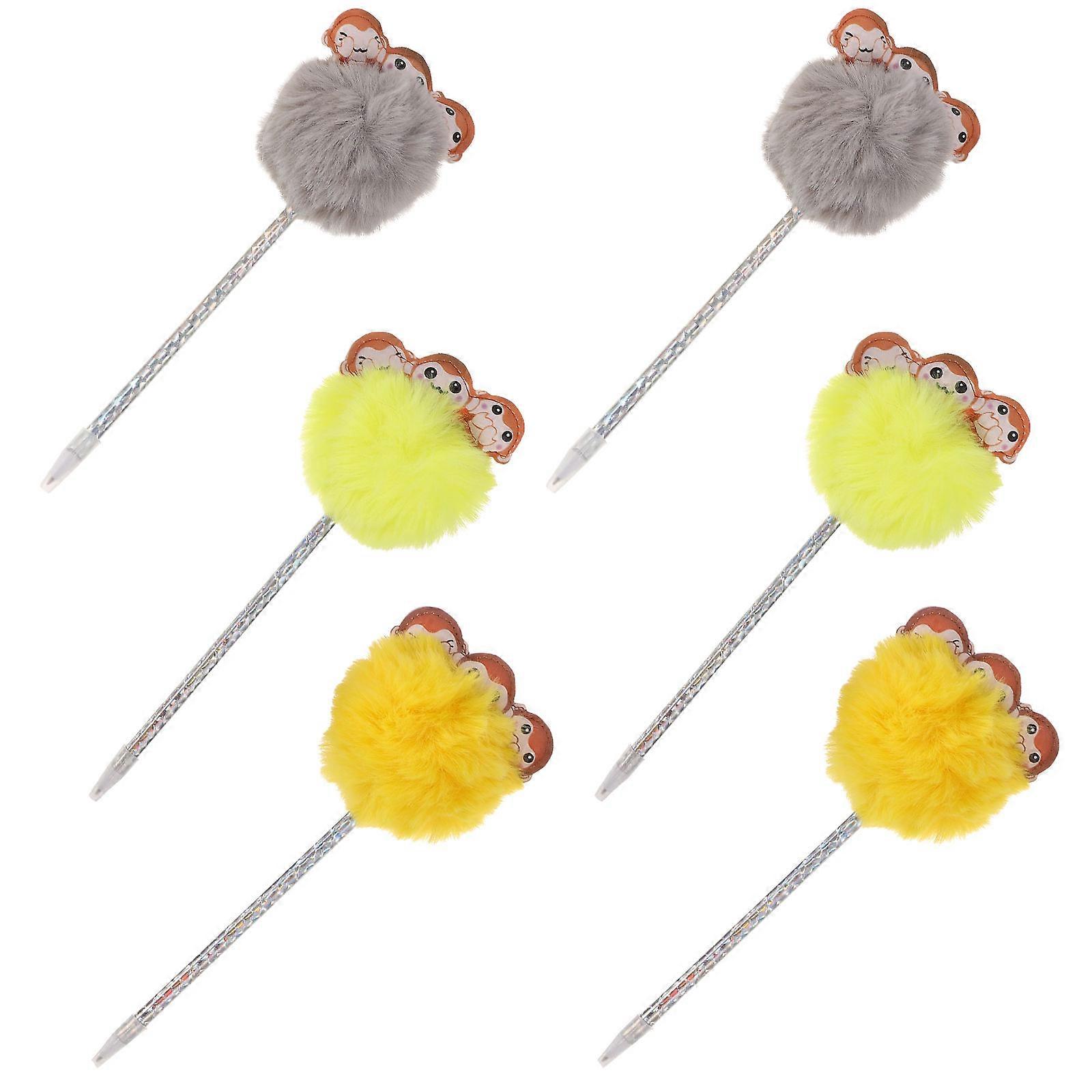 Student Gel Pens Writing Pen for Writing Use 6Pcs Assorted