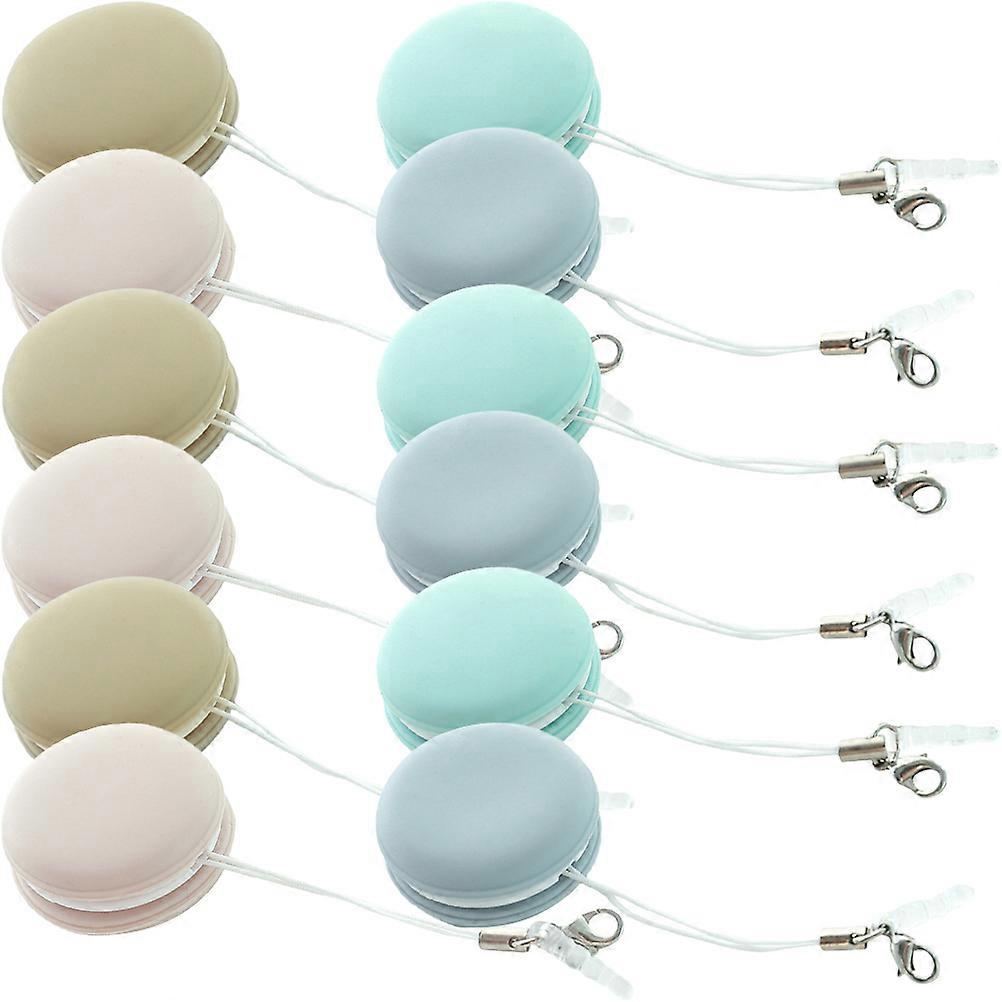 Mobile Phone Screen Cleaner Wipes 12Pcs For Delicate Screens Assorted Color With PP Silicone For Surface Cleaning