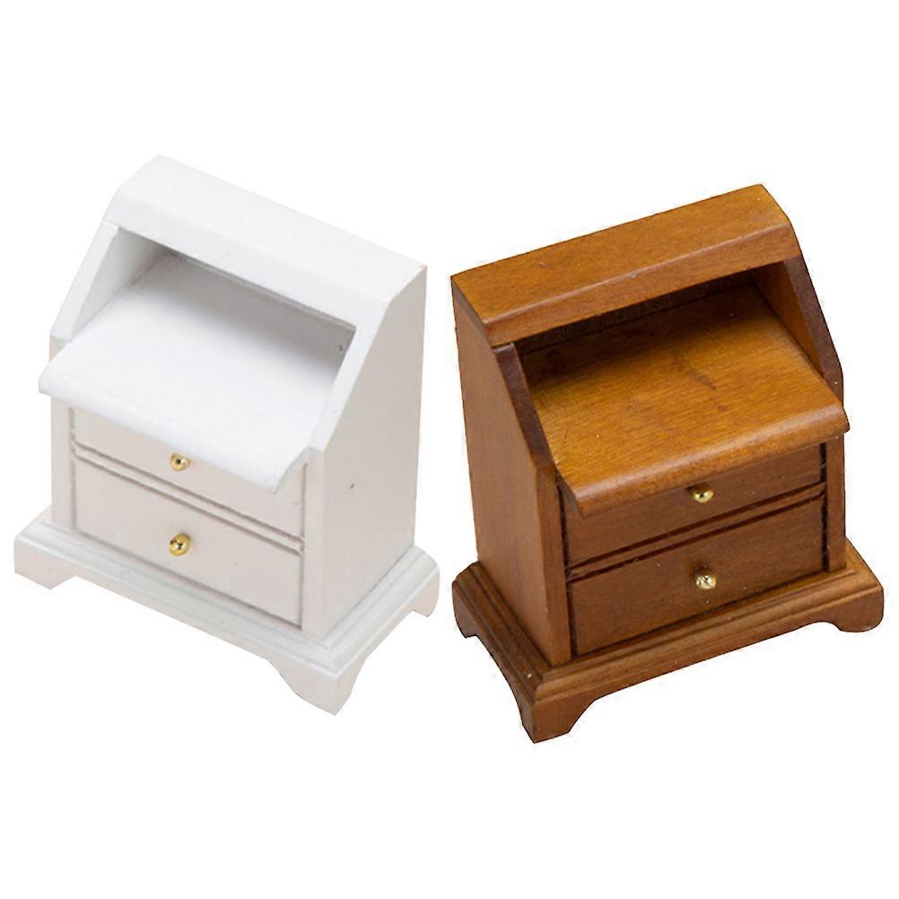 Decorative Miniature Toy Dollhouse Furniture With Smooth Surface Parent-Child Interaction 8Pcs