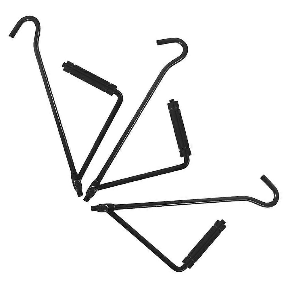 Crank Handle Car Jacking Tool Trailer Jack Handle Emergency Situations 27.00X15.00X1.50CM Stainless Steel 3Pcs