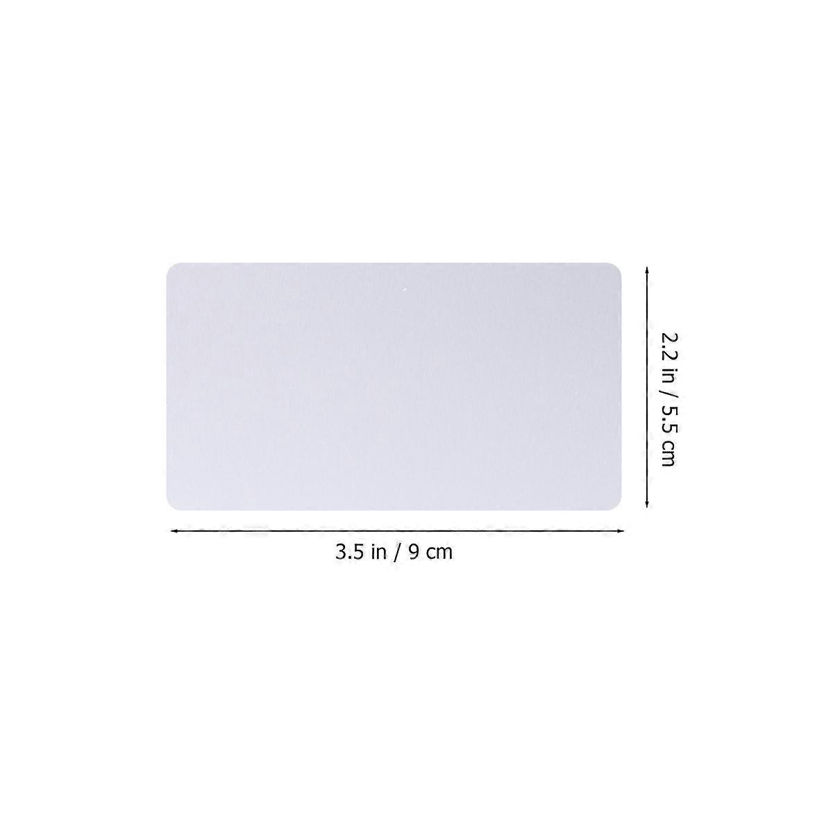 Grawerowane metalowe puste wizytówki DIY 8,60 x 5,50 x 0,02 cm 50 szt.