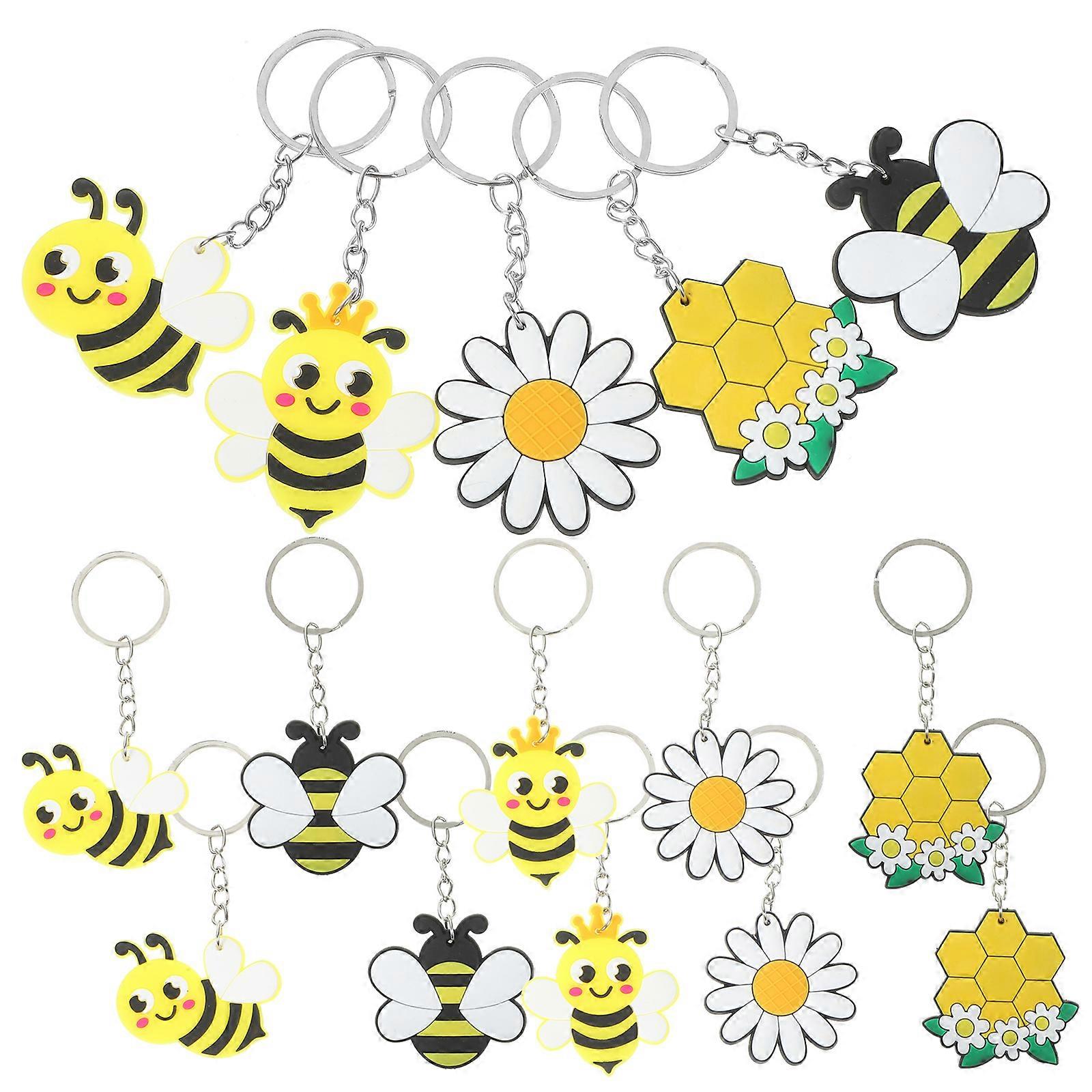 Adorable Bee Bag Pendant For Kids Occasions Such As Holidays And Parties In Assorted Color 45Pcs