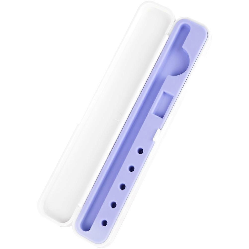Storage Box for Pencil with 3Pcs Capacitive Stylus Adapter in Purple