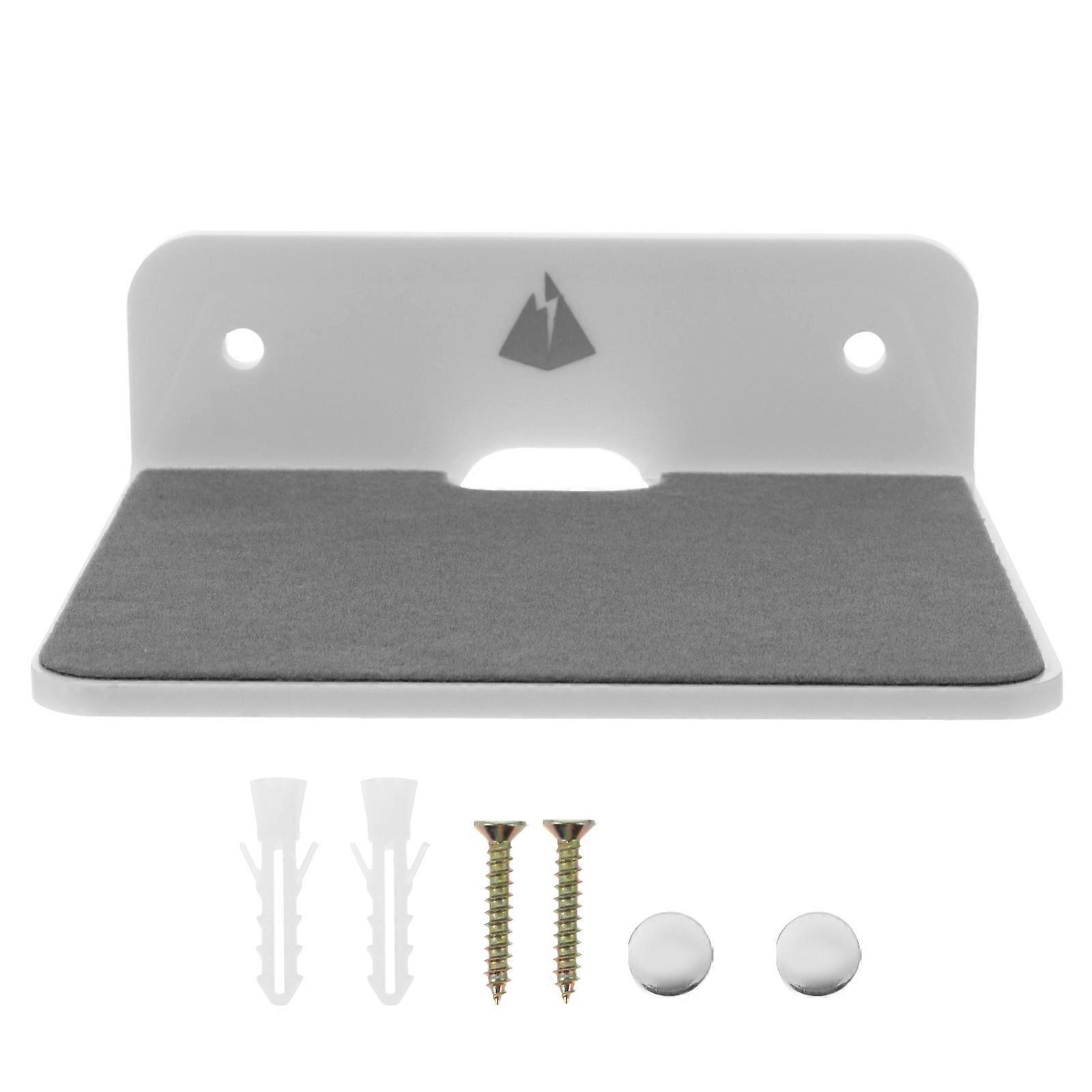 Multifunctional Wall Storage Rack Modern Style 11x10.3cm Size White Color Wall Storage 1Pack