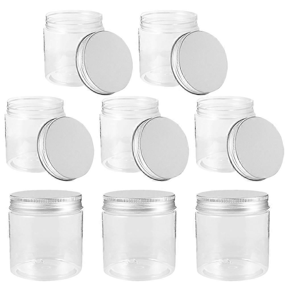 Storage Jars With Lids 8Pcs Mini Round Airtight Sealing Canister For Home Use In Aluminum And Material