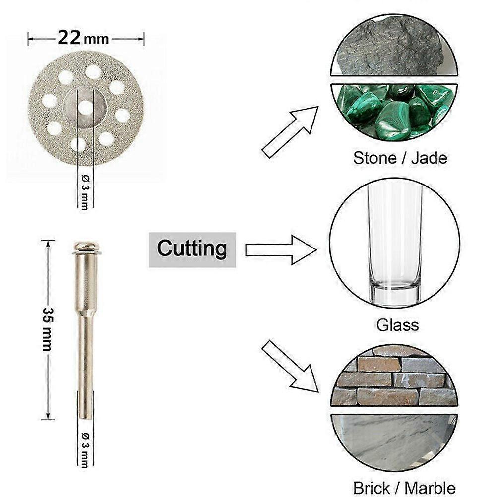 Ultrathin Rotary Tools 20MM Silver Ideal For DIY Projects 10Pcs Discs