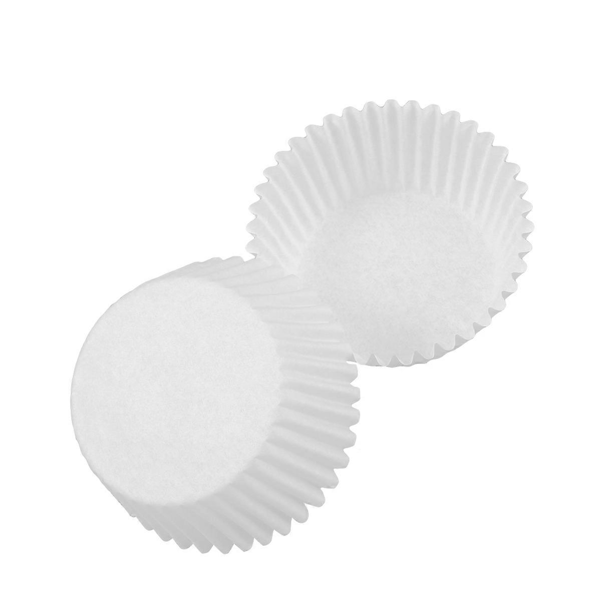 Paper Muffin Liners Cup Cake Paper for Baking Use 100Pcs White Cups