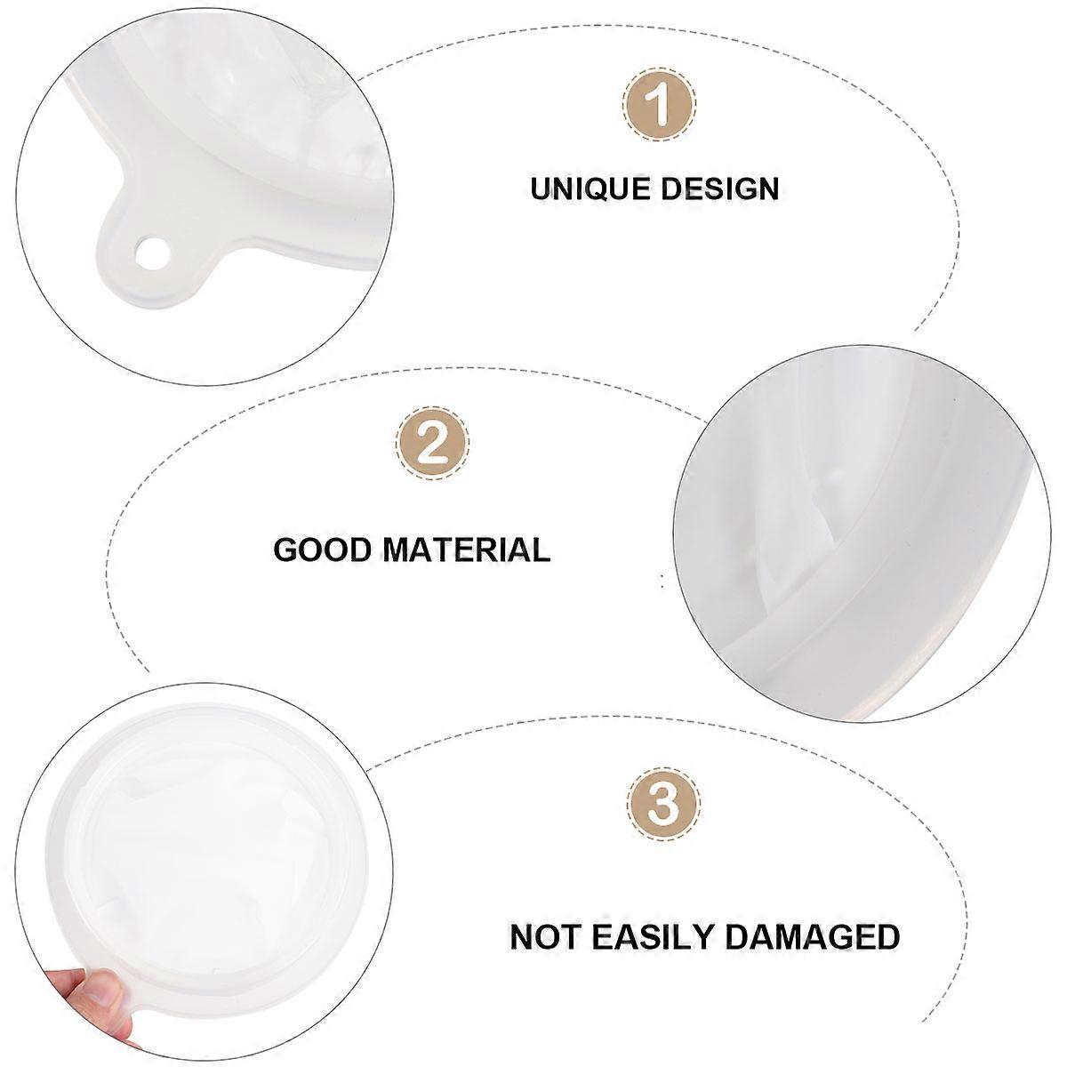 Kitchen Funnel Filter Mesh Filtration 14x13cm White Kitchen Tool 1Set