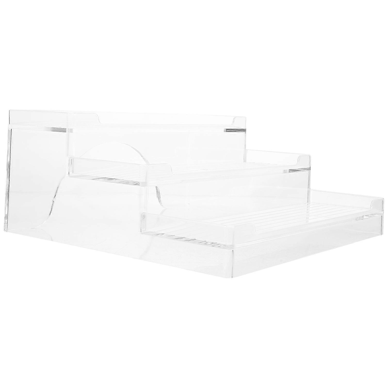 Spice Storage Rack Acrylic Organizer Display Stand For Bedroom Dressing Table 1Pcs