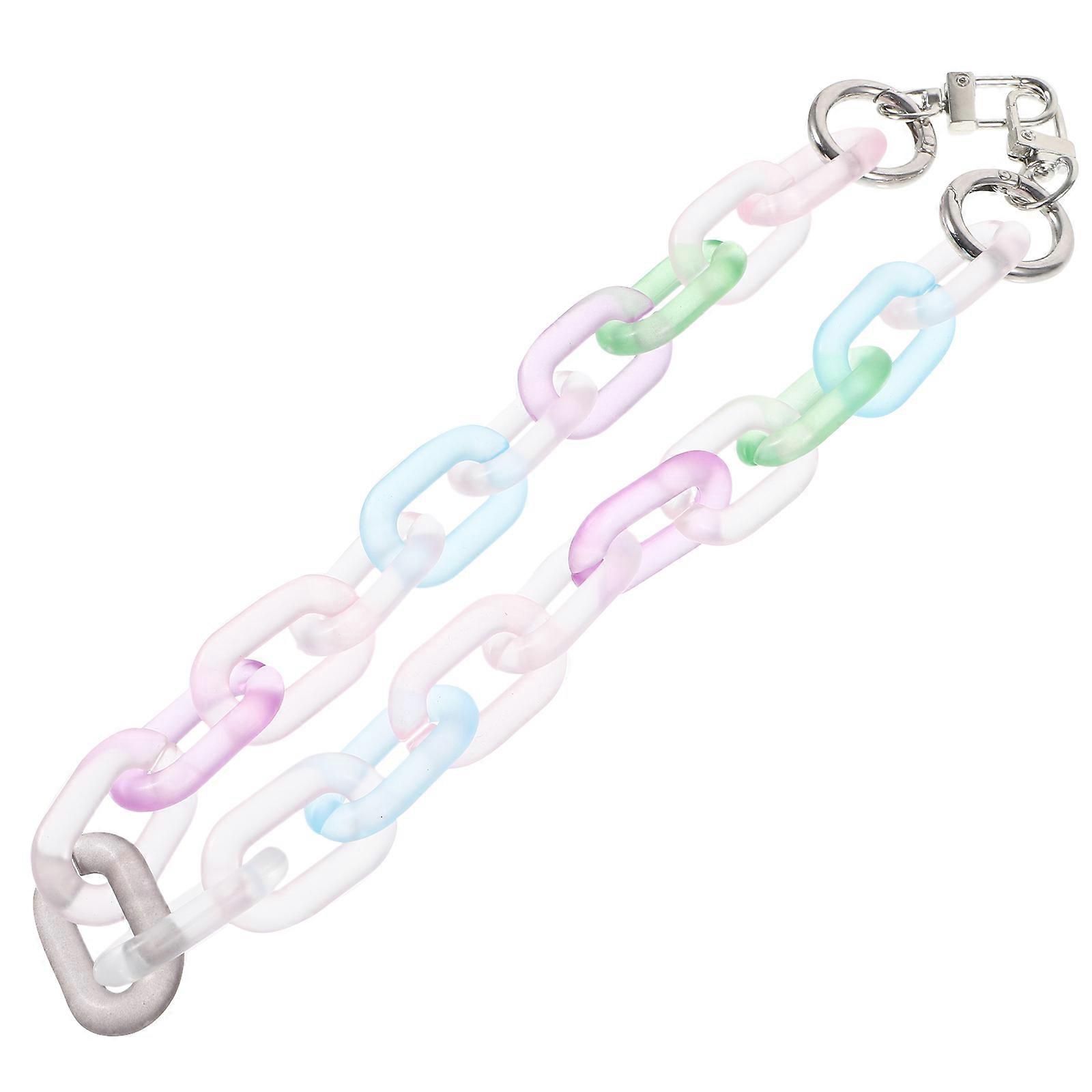Bag Chain Replacement Purse Chain Strap for Handbags 5Pcs Multi Color