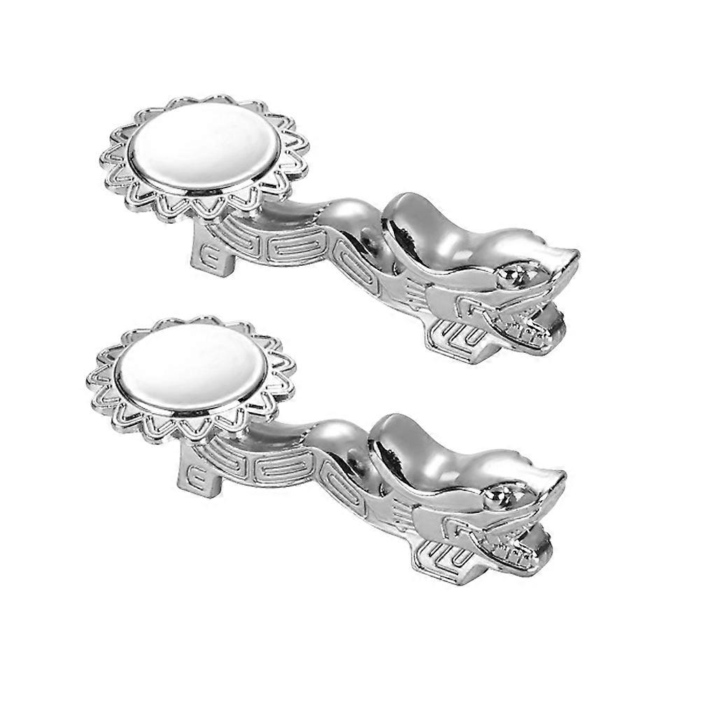Dragon Chopstick Rest Zinc Alloy Retro Dragon Head Shape Home Use Keep Table Clean 2Pack