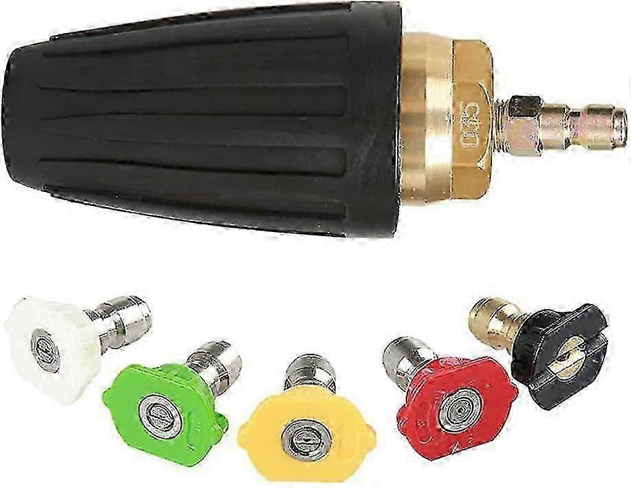 2025 Latest Model  Rotating Turbo Nozzle, 1.8 GPM 3000 PSI 035 for Pressure Washer, 1/4" Quick