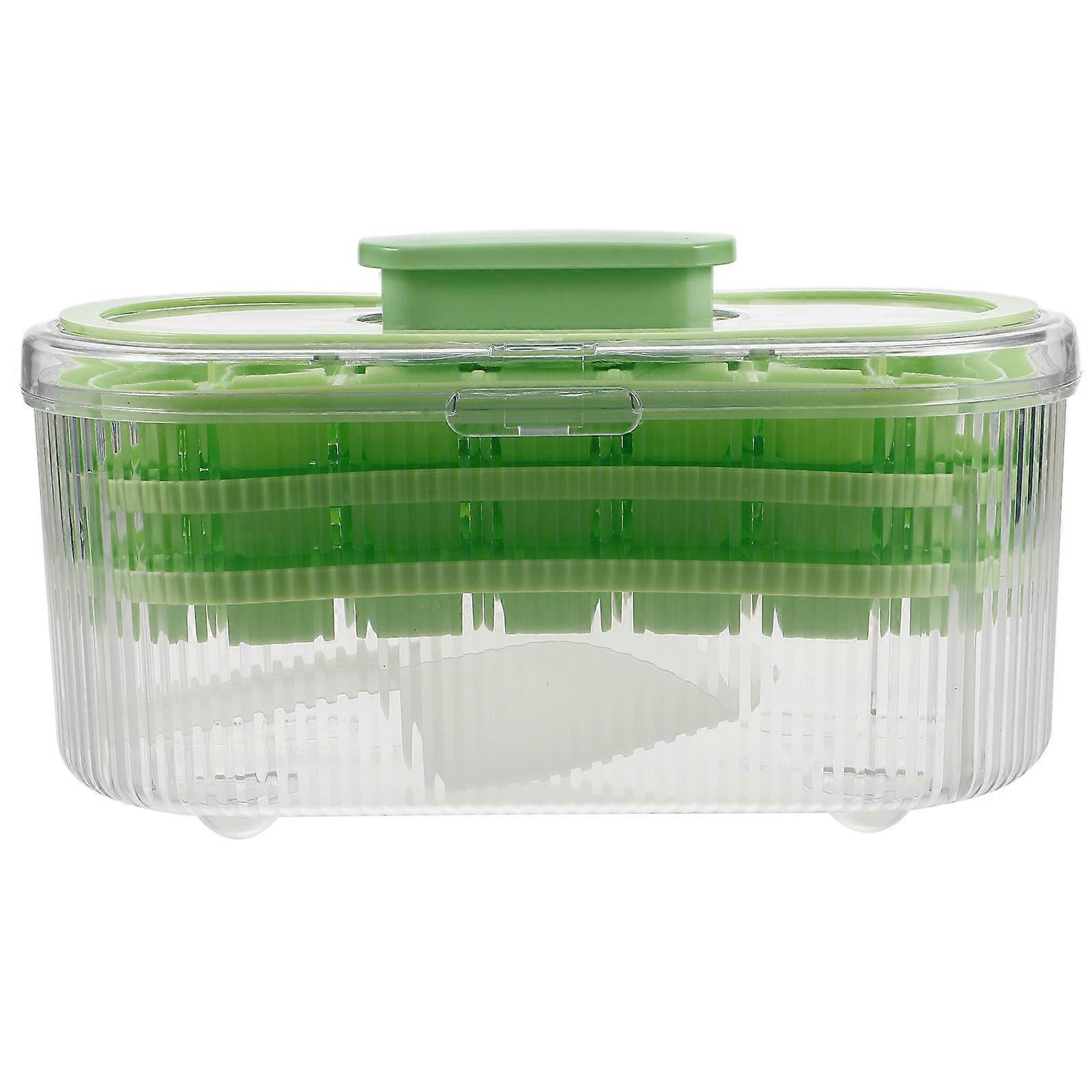 Stackable Ice Cube Tray with Lid for Kitchen Plastic Ice Molder