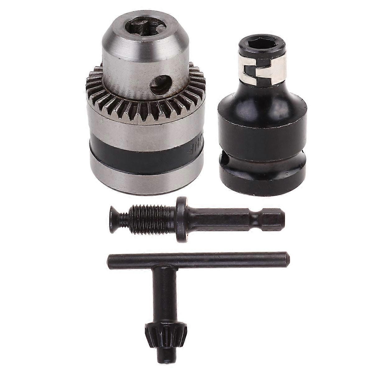 Carbon Steel Drill Chuck Driver 2Pcs Black