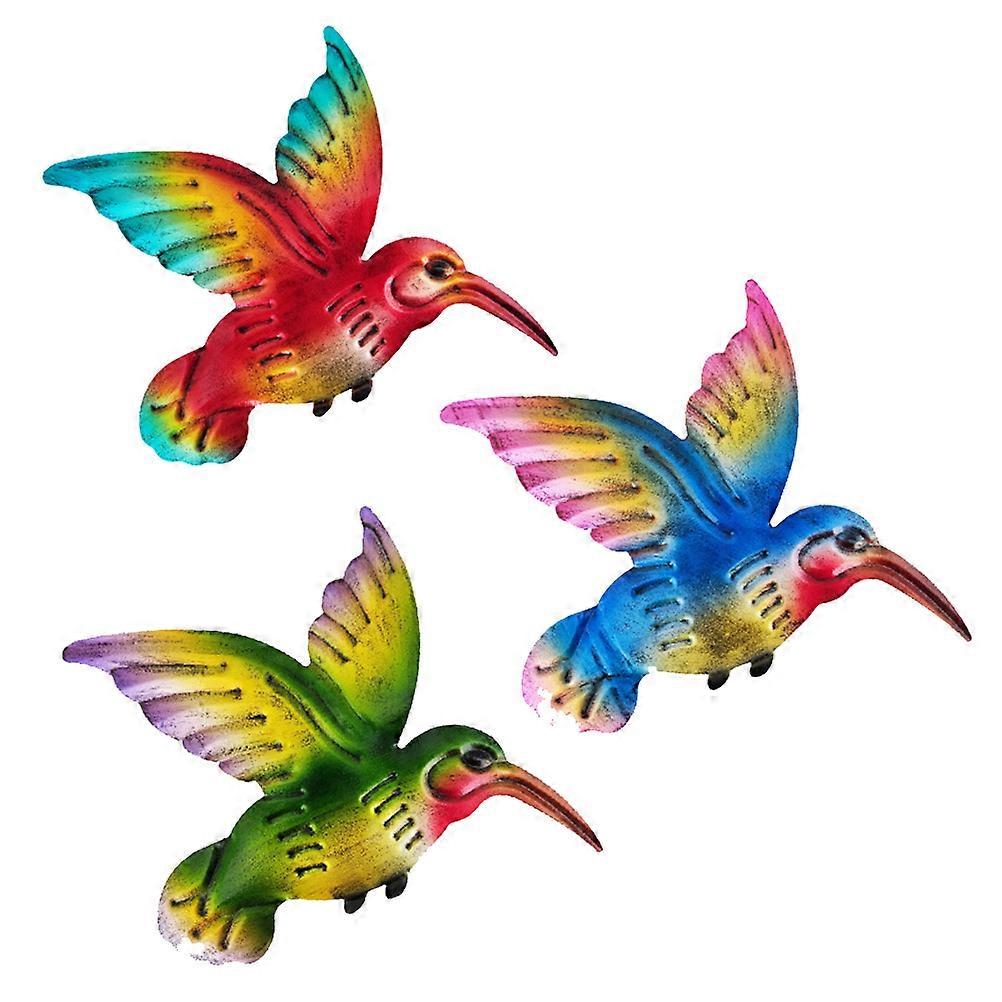 Creative Hummingbird Hanging Pendant for Garden Decor 9Pcs Set