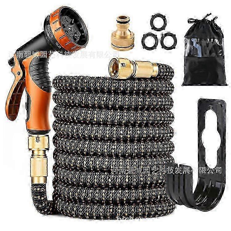 Premium Lead-Free Copper Garden Hose - 25 FT Expandable, with Thumb Spray & Solid Construction