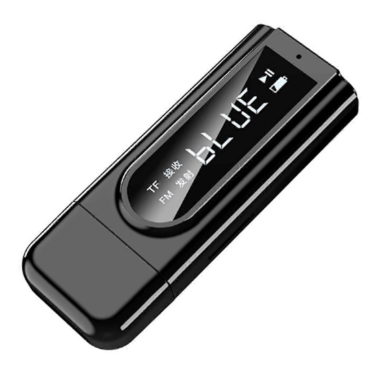 FM Stereo Bluetooth 5.0 Receiver Transmitter