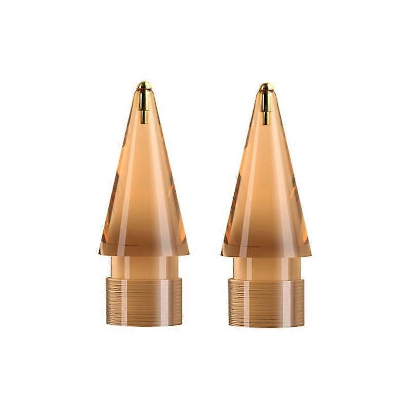 For Apple Pencil 1/2 2pcs Stylus Tip, Spec: Round (Gold) Round (Gold)