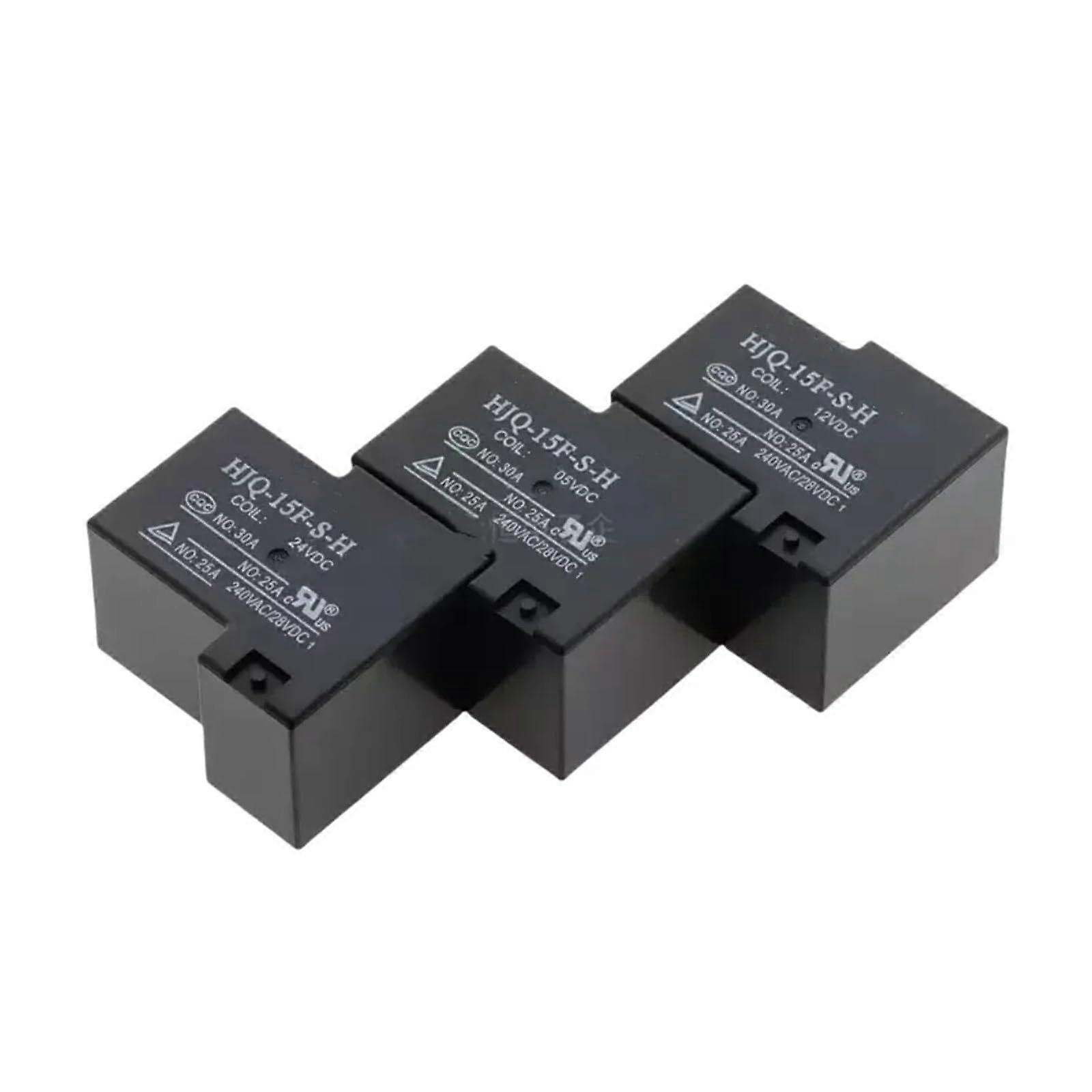 HJQ-15F-S-Z-12V 6PIN Relay Module 5PCS Set for 12V DC Applications, Compact Size, High-Performance, Reliable Connectivity