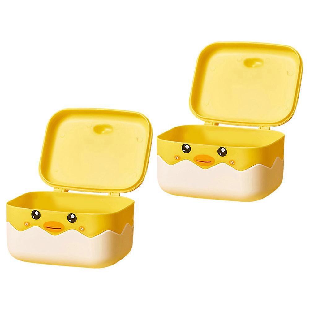 Plastic Soap Box Cute Soap Dish for Shower Use 10Pcs Holder