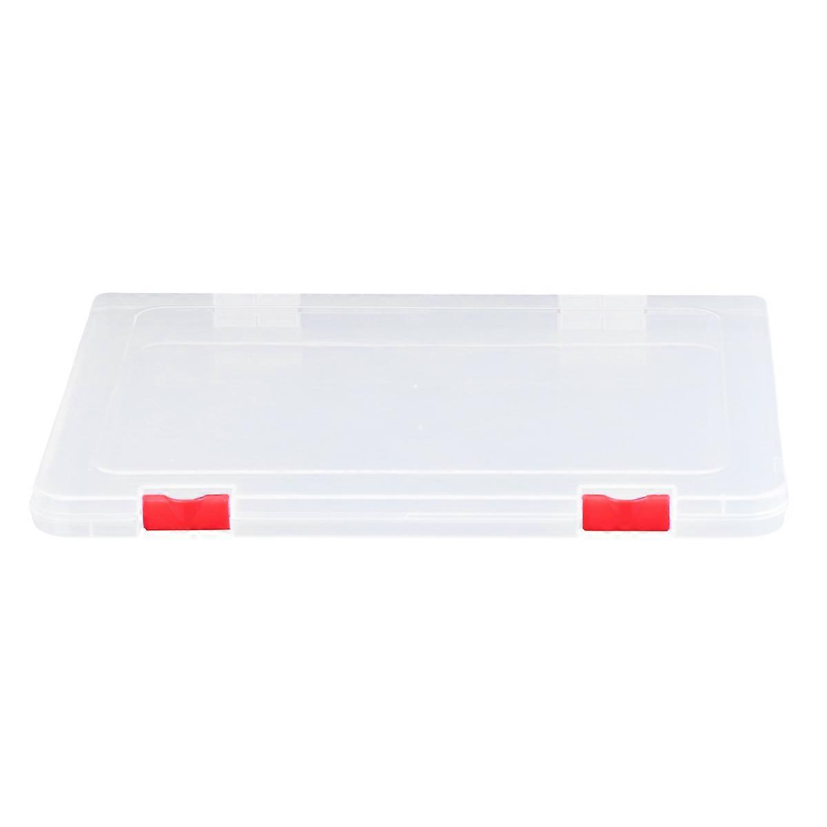 Storage Case for Document Organizer Transparent Desktop Storage Box 3Pcs