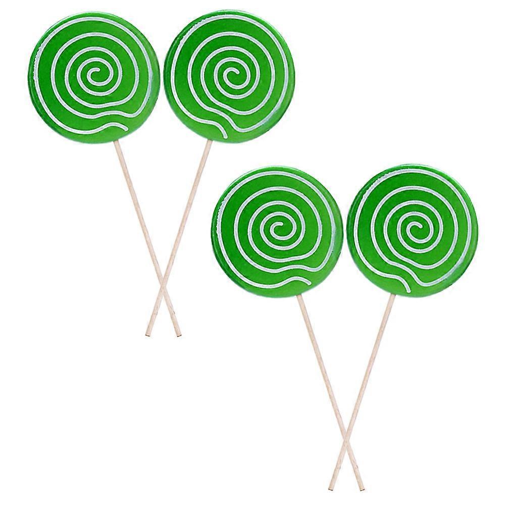 Simulation Lollipop Props 4Pcs Giant Lollipop Decoration Photography Props Foam