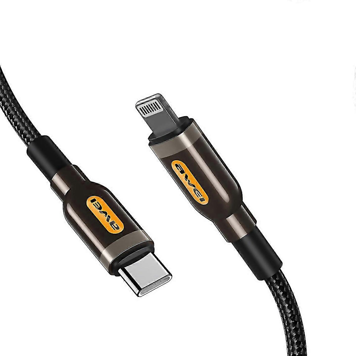 For Awei Cl125l Typec Usbc To 8 Pin Fast Charging Data Cable Length