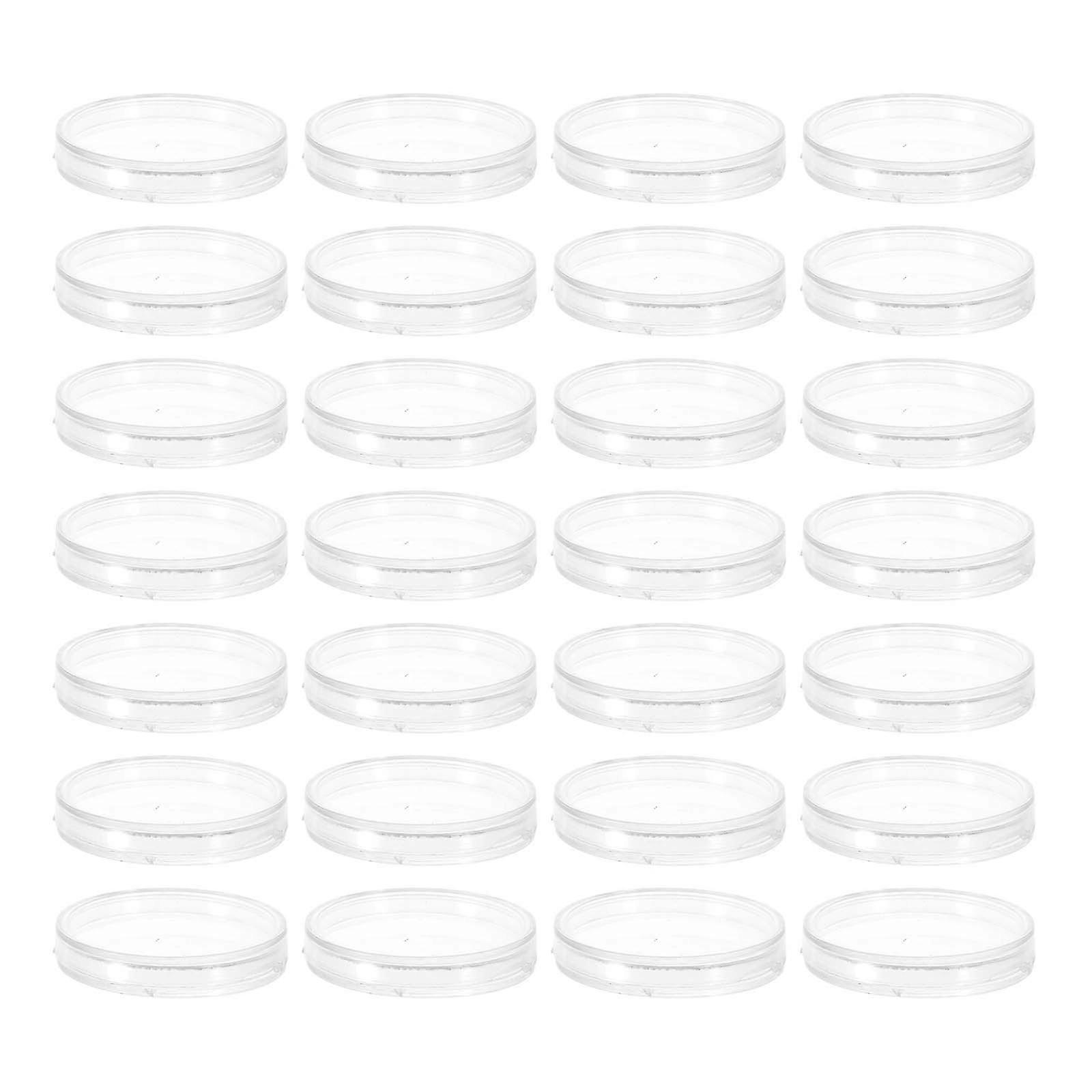 Coin Capsule Holder Clear Plastic Coin Storage Capsules Transparent Coin Protector Case 200Pcs