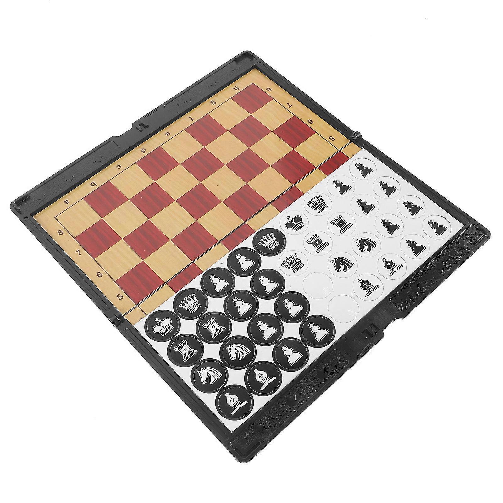 Chess Set Folding Travel Chess Set for Kids Magnetic 2Sets