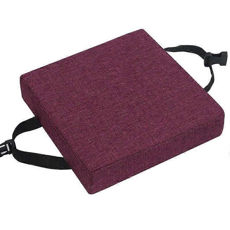 NonSlip Square Stool Cushion With Ties 11/12/14/16 For Dining And Bar Stools Machine Washable 10x10x3 In 25x25x8 Cm