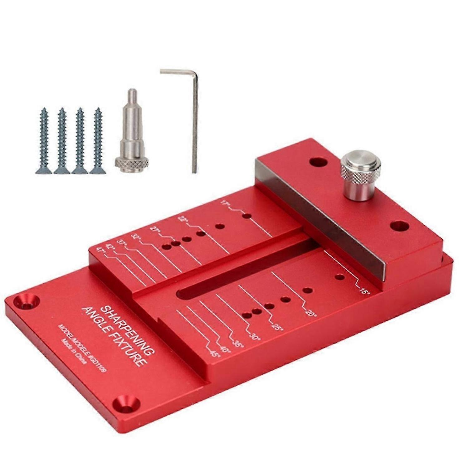 Woodworking Angle Sharpener Aluminum Alloy Sharpener Measurement of Grinding Tools Holder Woodworkin