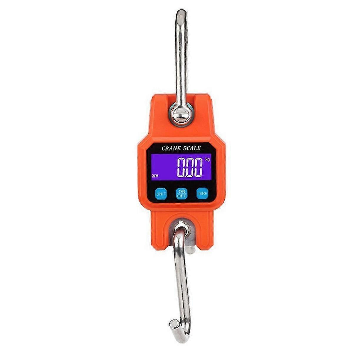 2025 C06 Electronic Crane Scale Hand-Held Hook Scale 300kg/50g Portable Rechargeable Hanging Scale Orang