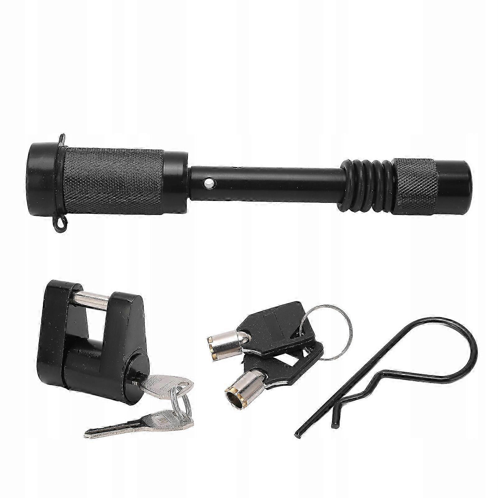 Trailer Hitch Lock With 1/4 Connector Lock