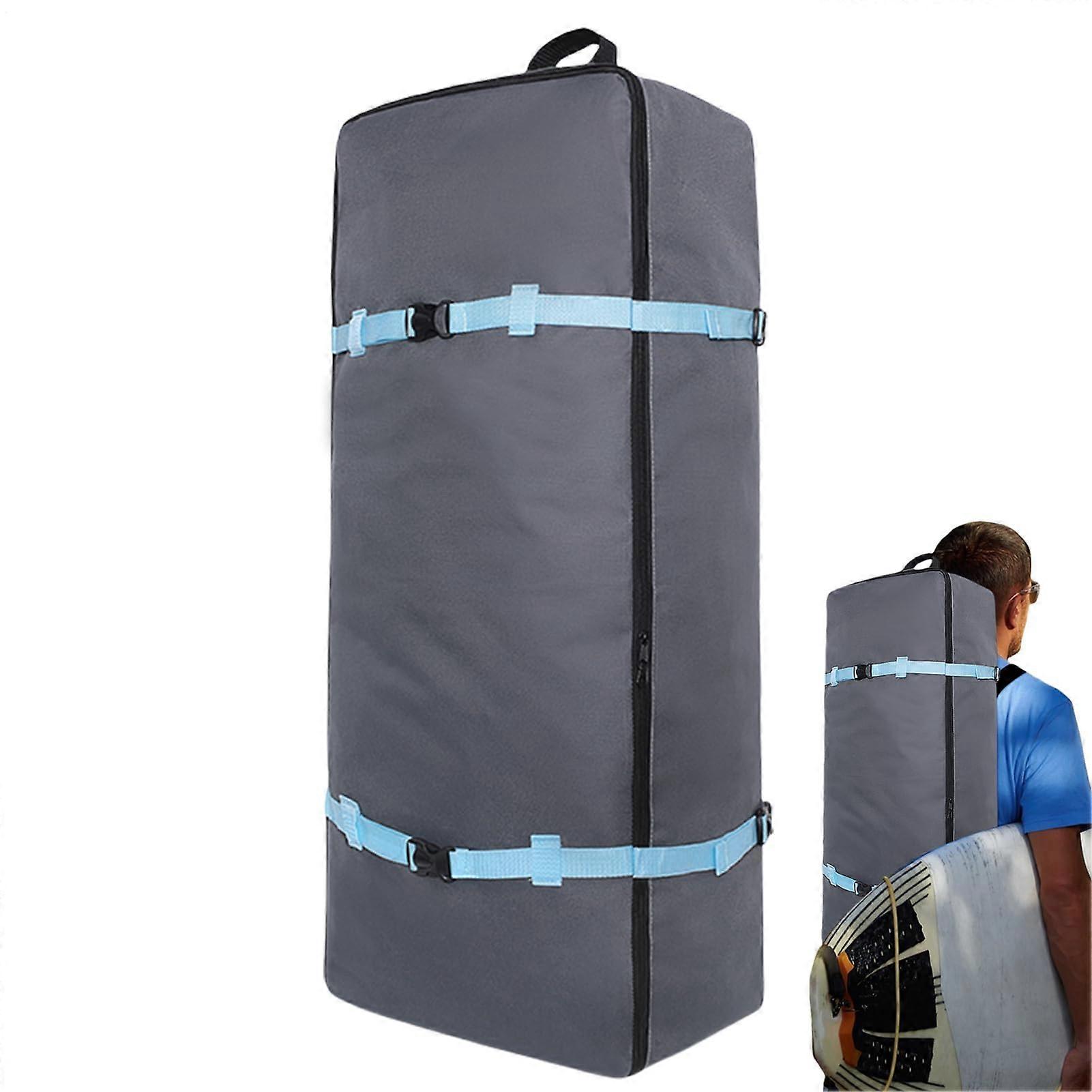 Surfboard Carry Bag Durable Paddleboard Bag With Reinforced Zipper And Shoulder Strap For Kayak Boating Travel