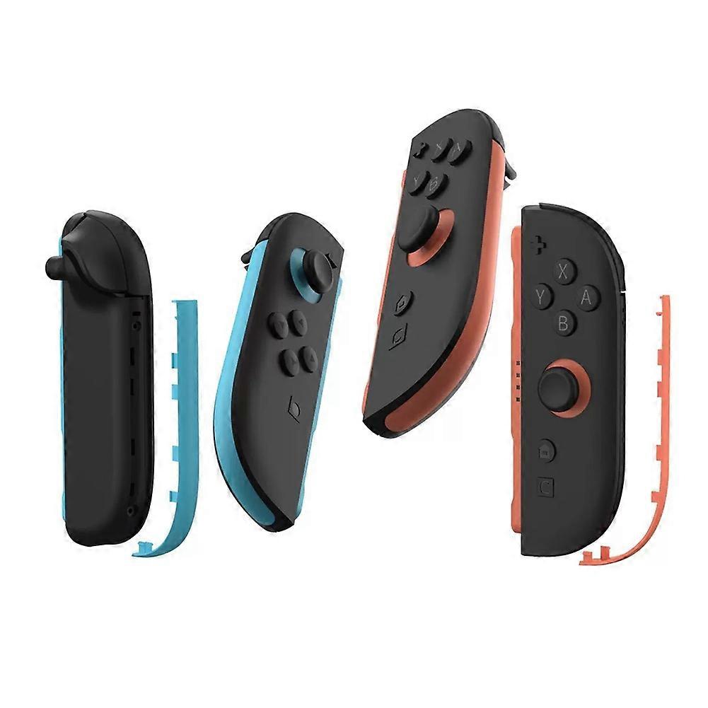 2 Set Decoration Strips Replacement for Nintendo Switch 2 Joy-Con Controller Case Side Plate with Tool