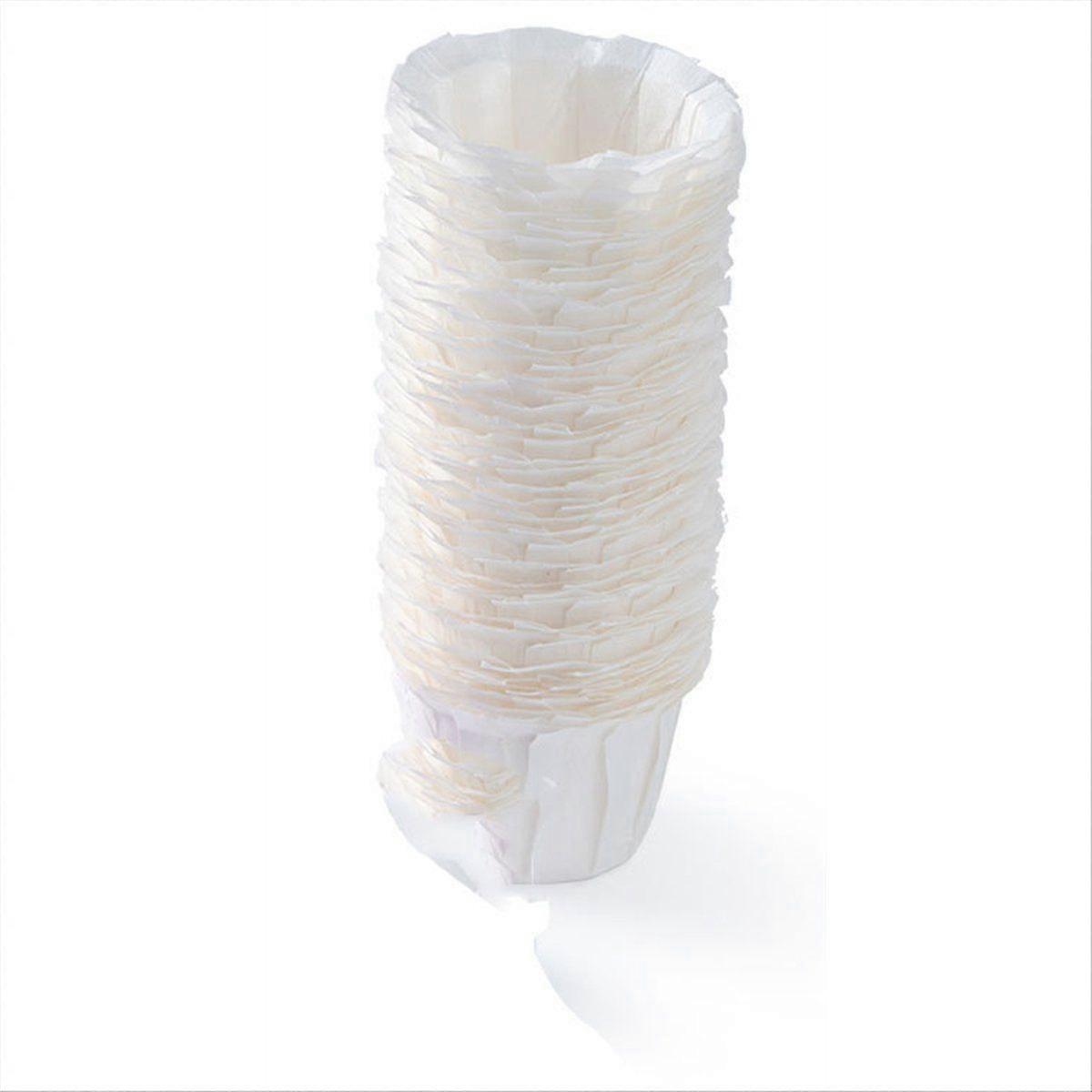 Disposable Paper Coffee Filters, for Single Brewer Reusable Cups, for Coffee Fits All Reusable Cups
