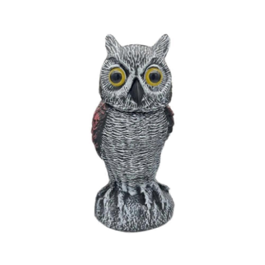 Owl Scare Control Devices with 360° Swivel Fake Owl Decoy B
