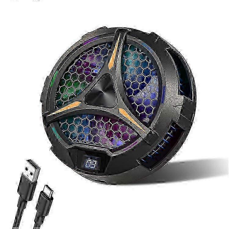 DEVASO D52 Semiconductor Magnetic Quick Cooler Compatible For Steam Deck Game Console Silent Cooling Digital Display Radiator (Lar