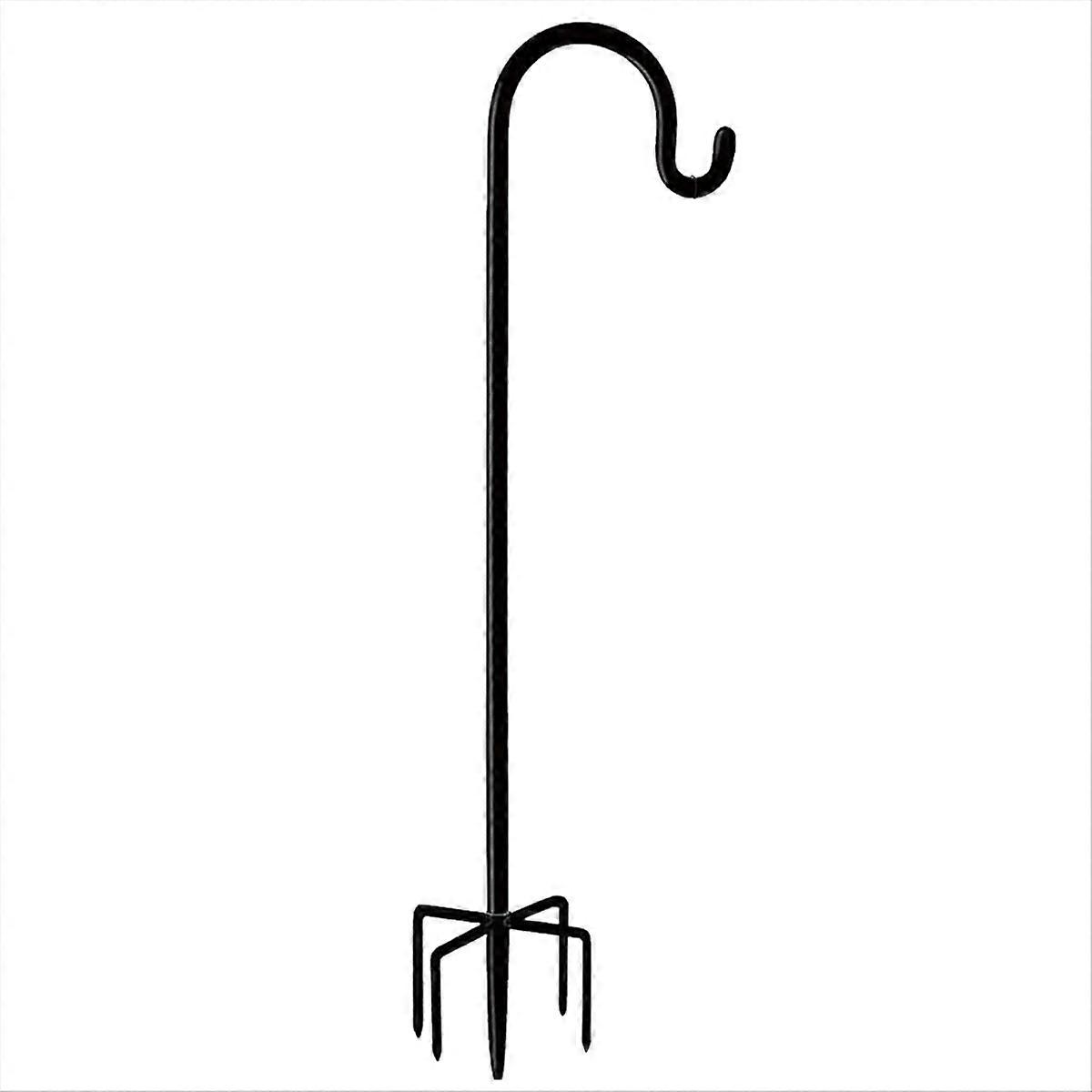 Outdoor Shepherd Hook, Bird Feeder Pole Holder