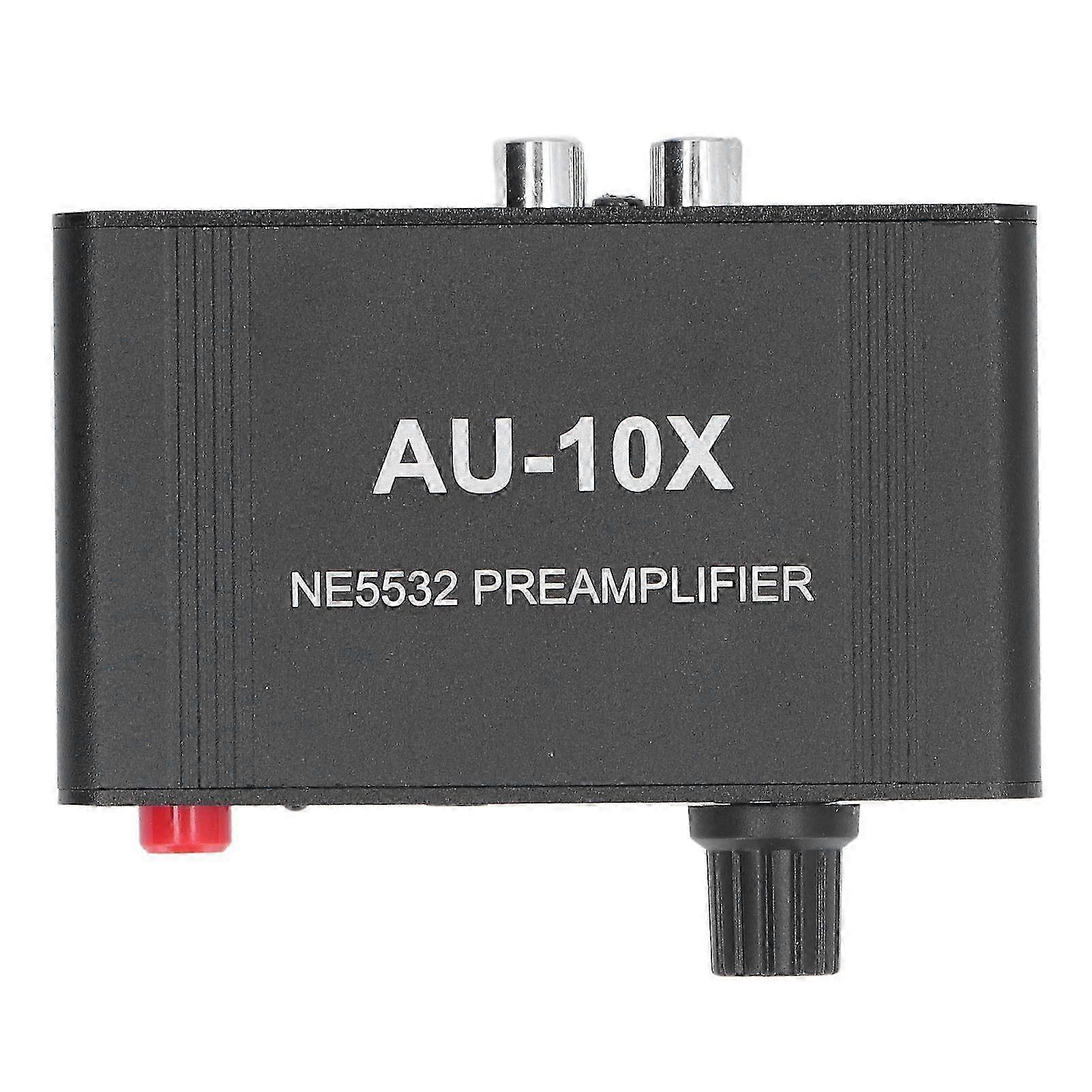 Headphone Amplifier 20Db Stereo Sound Signal Phono Preamplifier with 3.5MM Headphone RCA Input Output SZRH