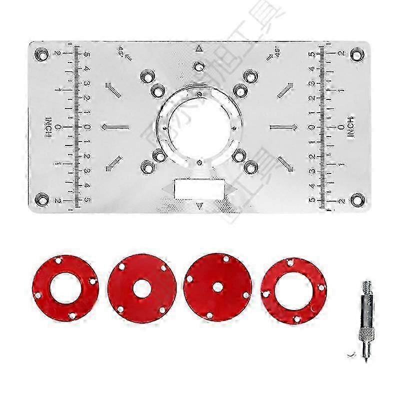 grooving tool with electric wood router and inverted plate