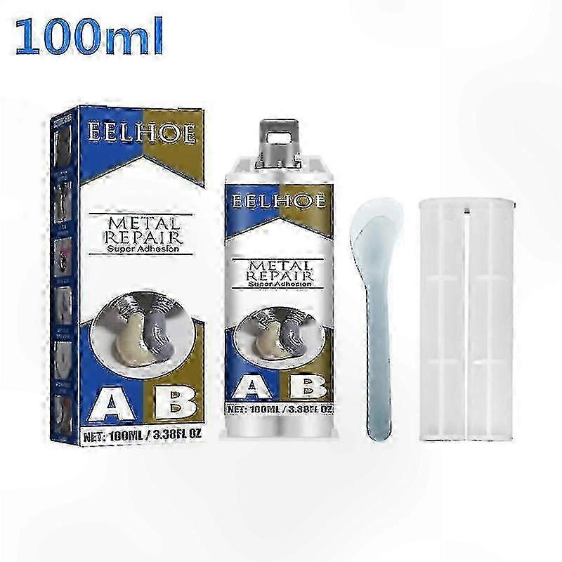 High-Temperature Resistant Adhesive Paste for Metal Fixing, 50/100g Powerful Sealant for Casters and Other Applications