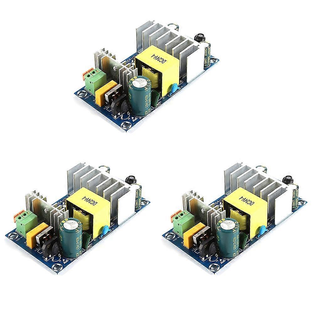 3pcs 24V 4A-6A AC-DC Switching Power Supply Module High Power Power Modules with Overcurrent & Short Circuit Protection