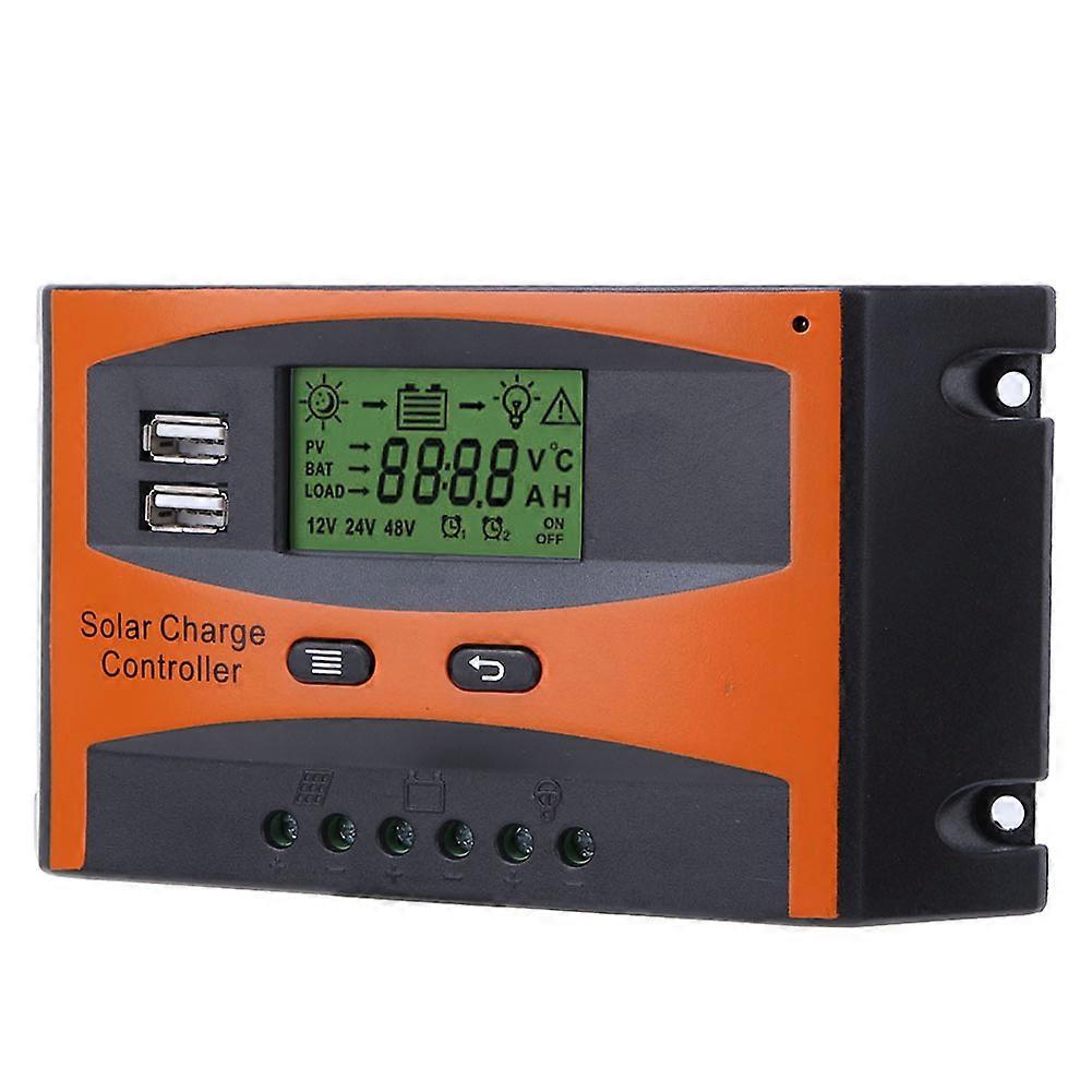 PWM Solar Charge Controller Automatic Identification 12/24V Solar Panel Regulator 20A