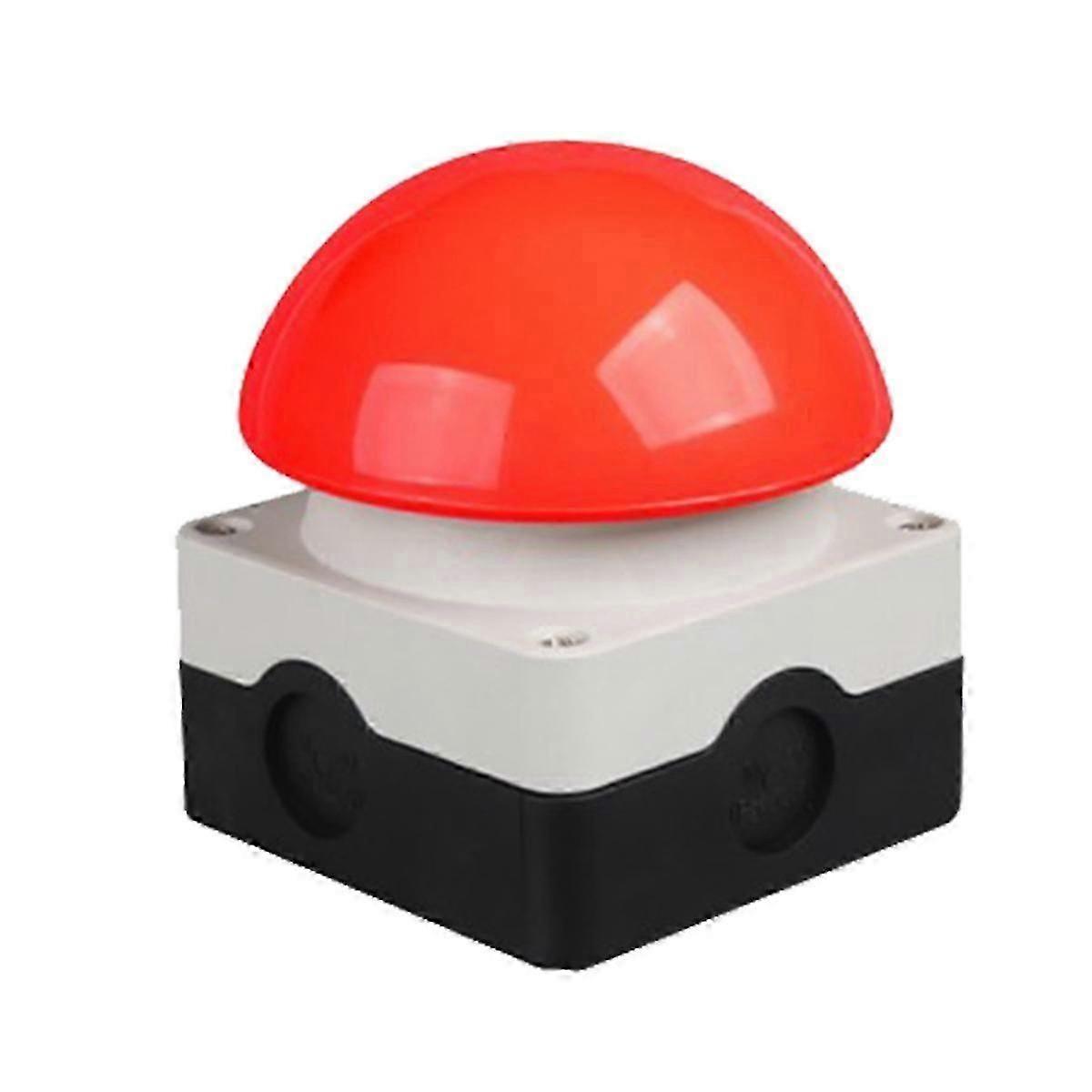 Waterproof emergency stop foot switch with self-reset function compatible with heavy equipment
