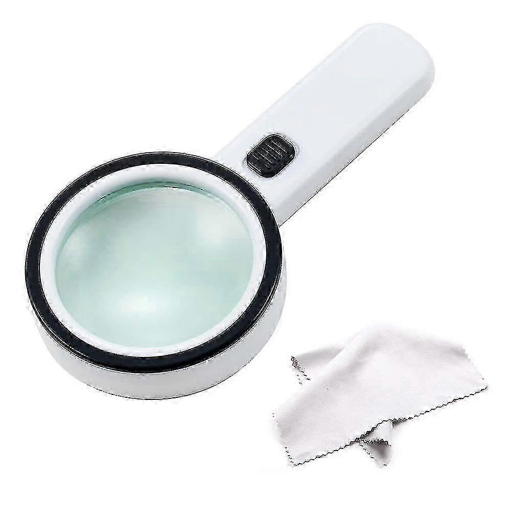 Handheld Magnifier 20x with Light for Close Work