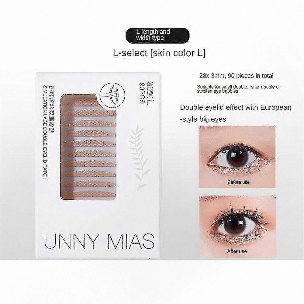 Natural Double Fold Eyelid Tape for Invisible Lace Effect 2024